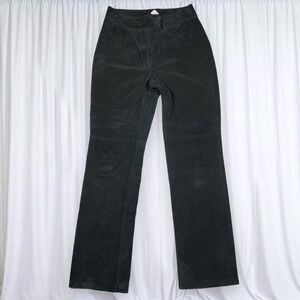 Bernardo Black Suede Leather Pants Vintage